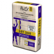 Клей AlinEX SET 300, 25 кг (для плитки, серый)