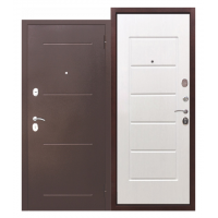 Дверь металлическая 7,5 см Гарда Муар Белый Ясень (860мм)