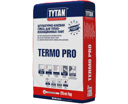 Клей Для Теплоизоляционных Плит Tytan  TERMO PRO 25 кг