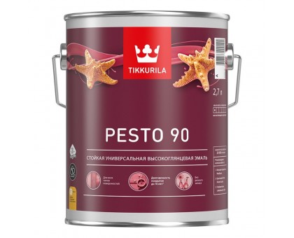 Pesto 90. Суперстойкая универсальная эмаль. Совершенно глянцевая