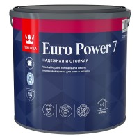Euro Power 7.  Водоразбавляемая краска для стен и потолков.  Матовая