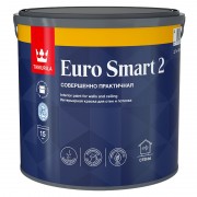Euro Smart 2.  Водоразбавляемая краска для стен и потолков.  Совершенно матовая