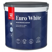 Euro White.  Водоразбавляемая краска для потолков. Совершенно матовая