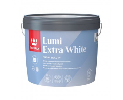 Lumi Extra White. Исключительно белая  акрилатная краска для внутренних работ. Совершенно матовая