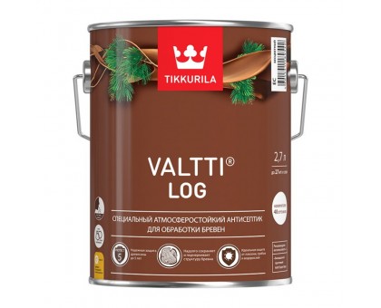 Valtti Log. Антисептик для защиты и отделки деревянных поверхностей снаружи помещений.